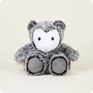 Opossum Warmies - Microwavable Plush Toy Scented with Real French Lavender for Soothing Warmth & Comfort 13.5"x7"x9"