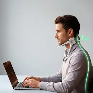 NECK RESET Adjustable Neck Support Brace | Posture Corrector for Desk Work, Phone Use & Pain Relief