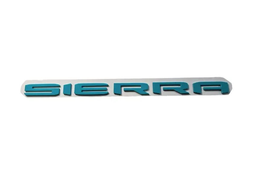Aftermarket custom emblems compatible with GMC Sierra Tailgate Emblem
