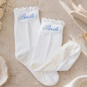 Bride Pilates Socks | Bridal Grip Socks | Bachelorette Gift | Wedding Morning Outfit | Pilates Princess Socks | Bride Gift Idea