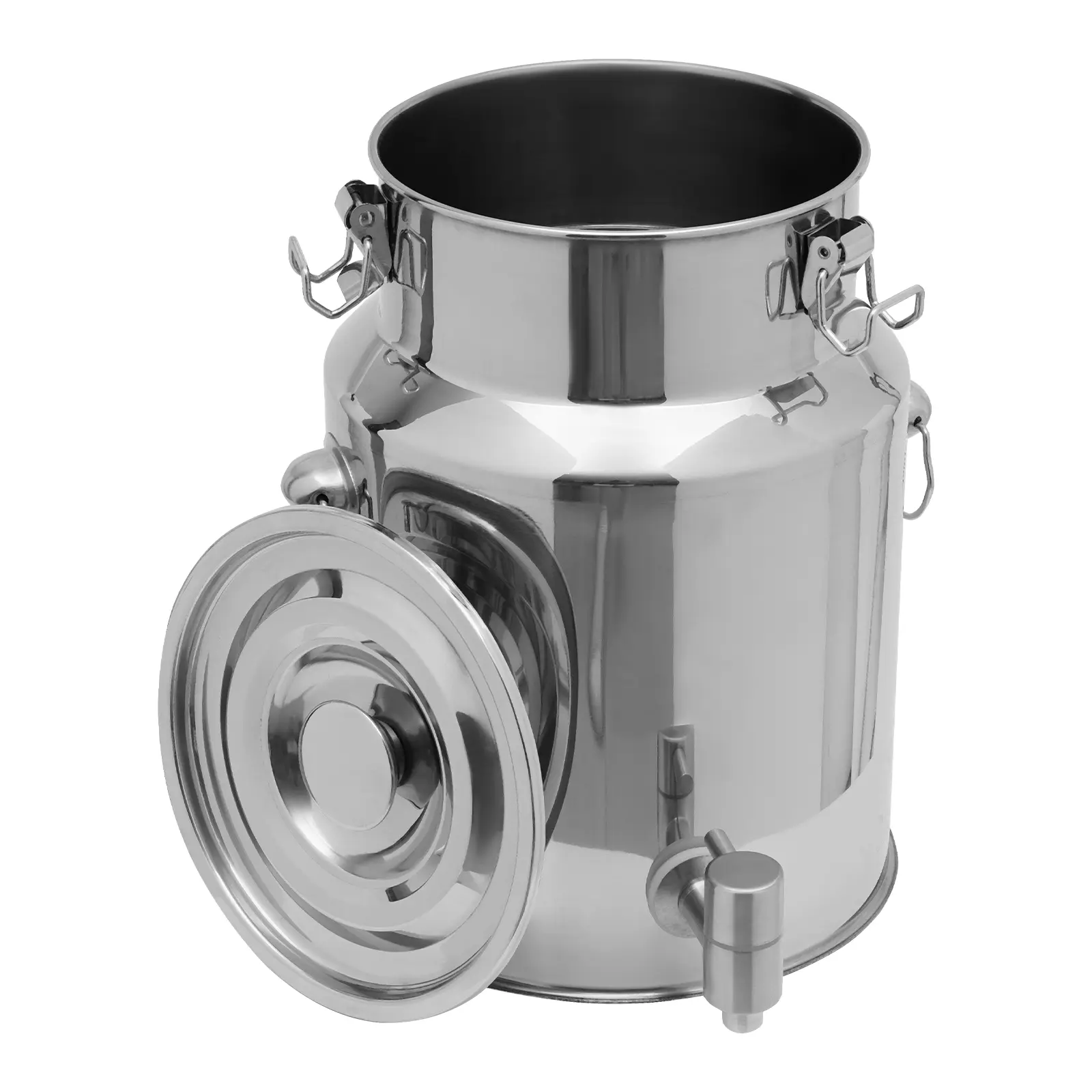 2.64 Gallon 304 Stainless Steel Beverage Dispenser with Spigot & Airtight Lid, Leakproof Drink Dispenser for Milk Juice Oil Water, Large Capacity for Home Kitchen Party Camping,summervibes Jug Modern Father Son High School Graduation Gift Jug Sturdy