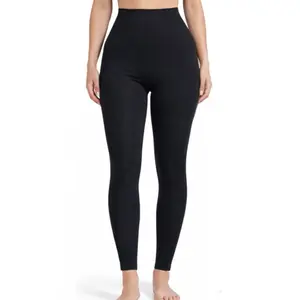 Cassia Leggings - Solid color flare faja body shaper leggings. High waist with seamless front. Inside with honey comb mesh tape inside with elastic high press stretch. Back with hip lifting tape. Tummy control and hip lifting feature. Skinny fit. Stretch