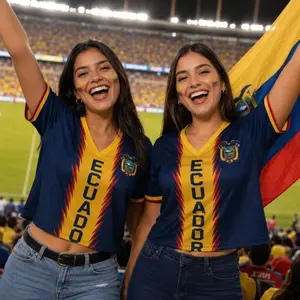 Ecuador Soccer Jersey  Ecuadorian Flag Shirt,Soccer Croptop Jersey, Personalized Football Fan Shirt, 2026 Soccer Festival Tee