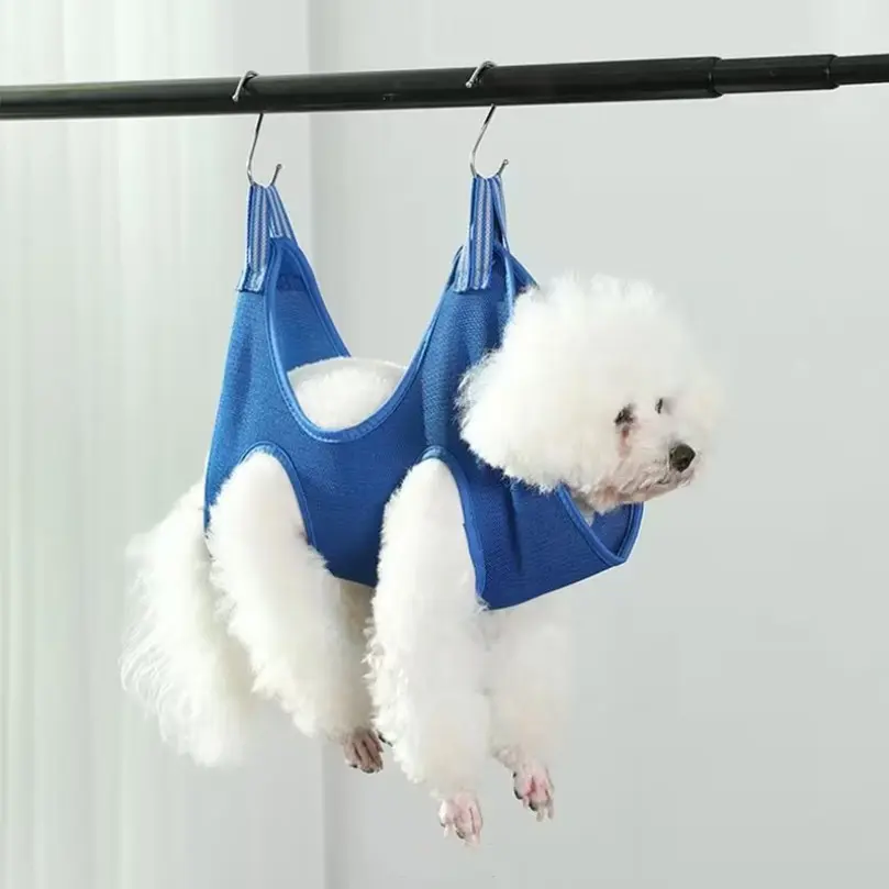 Pet Grooming Hammock for Dogs & Cats, Bathing and Nail Trimming Holder, Grooming Tools, Grooming Supplies, Care Beauty Auxiliary Hammock, Supports Up to 20kg, Grooming Accessories