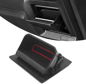 Black ABS Fuse Box, Coin Container Inner Storage Tray, Compatible with Subaru XV Crosstrek Forester Outback Legacy Impreza WRX STI Accessories