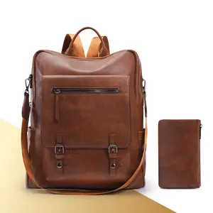 4048 Backpack Purse Women Large Designer PU Leather Travel Purse Backpack Fashion Ladies Men Shoulder Bags With Wristlets Perfect for Back to School Outdoorfun TikTokShopBacktoSchool  TikTokShopHolidayHaul