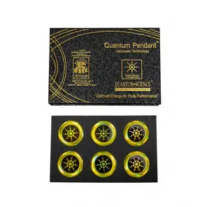 EMF-Reducing Stickers,Multi-Device Protective Stickers,Sleek Gold/Silver Finish for Phones,Laptops,AirPods,6pcs