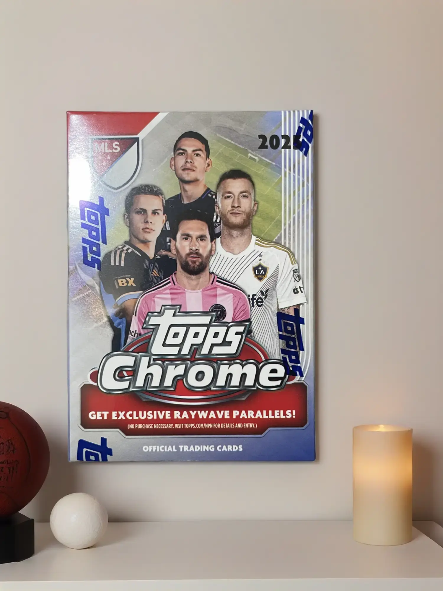 2025 Topps Chrome MLS Soccer Value Box (28 cards total)
