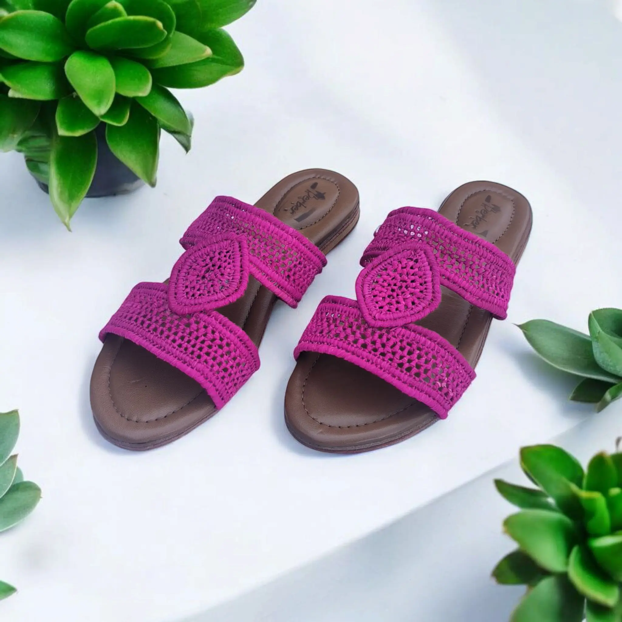 Quiet Nomad sandals – Handwoven Moroccan Raffia Slippers