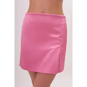 JENNY MINI SKIRT SATIN (PINK PEARL)