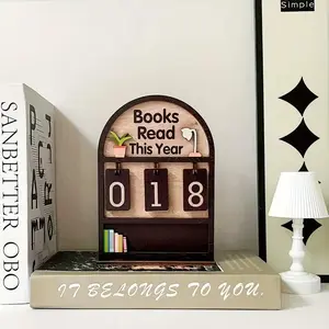 Book Reading Counter DIY Tracker, Personalized Reading Record Keeper, Perfect Gift for Book Lovers, Family Libraries, Any Occasion