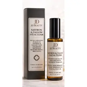 Saffron & Tallow Facial Elixir | Luxury Natural Face Oil