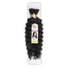 Unisex Best Quality Human Hair Master Mix Braiding Extensions - Milky Way Que Deep Bulk, Curly Weave Extensions for Hair Braids Hairstyles