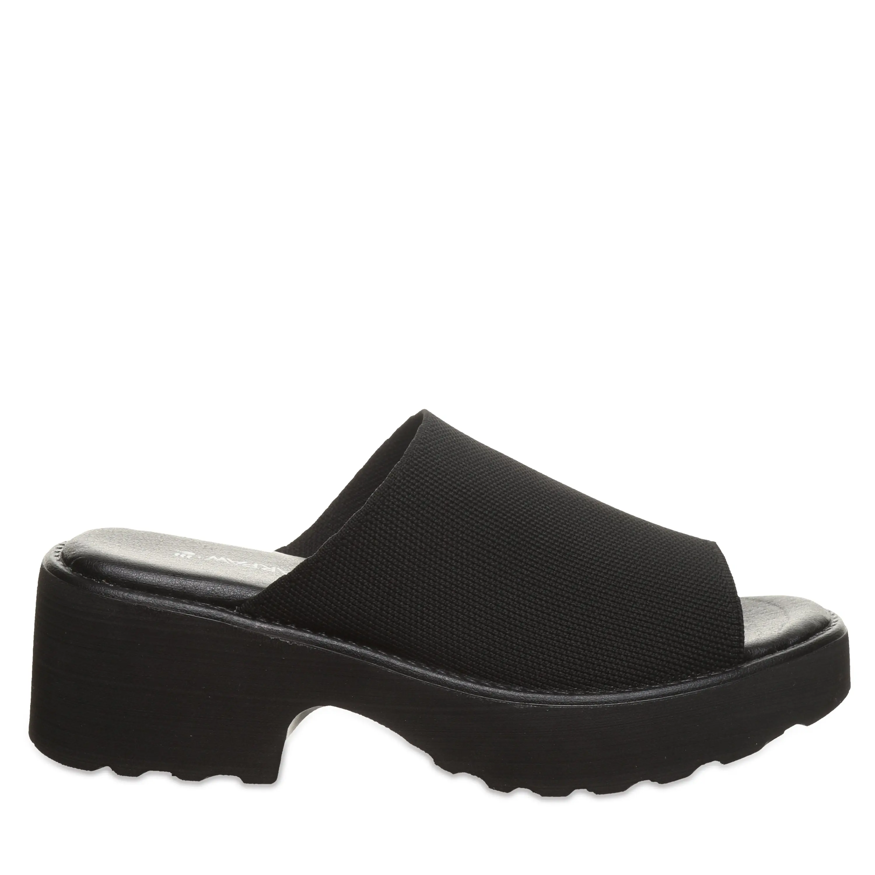BEARPAW Blanche Women’s Retro Clog Slides - Black/Black