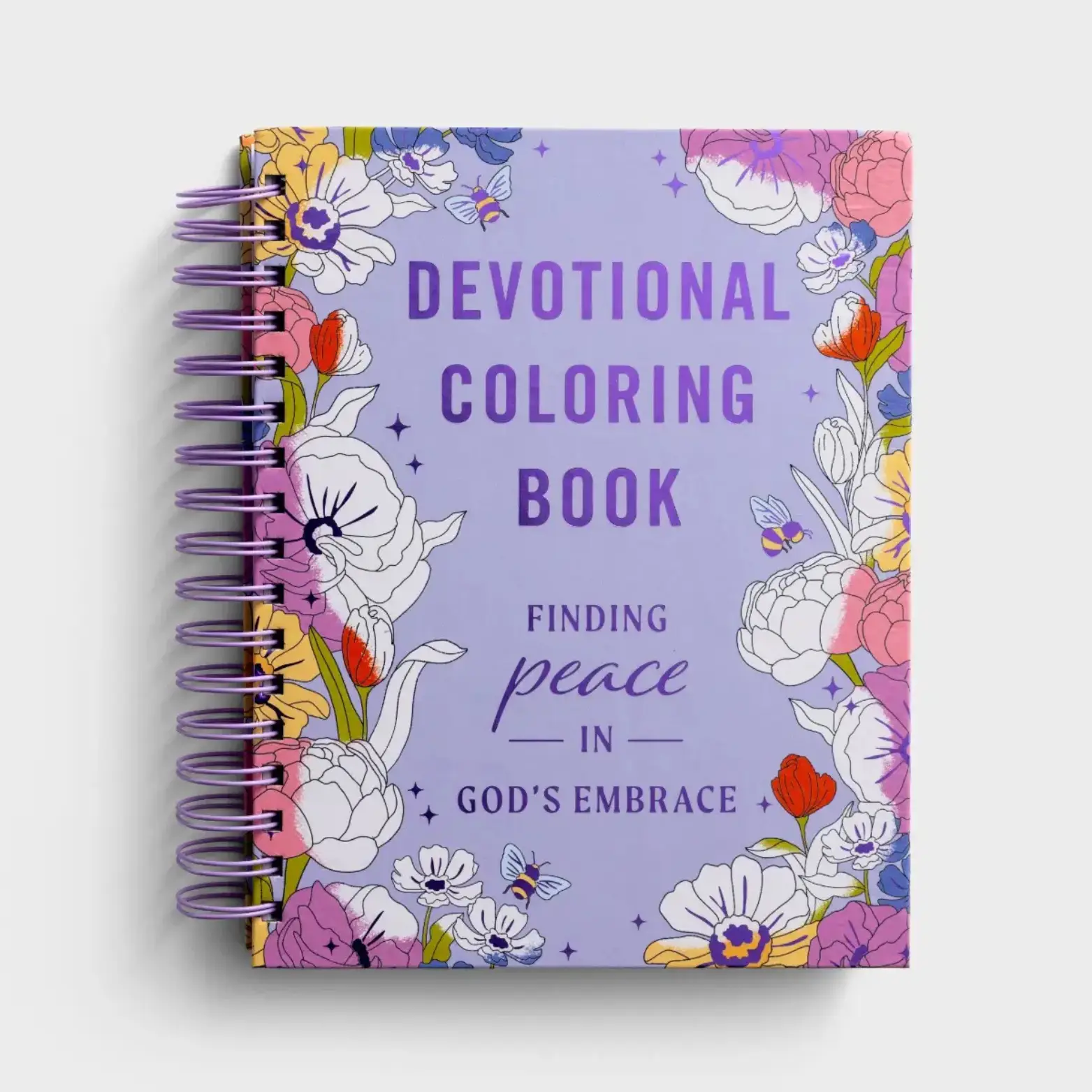 Finding Peace in God’s Embrace – Devotional Coloring Book for Women | Bible Verse Art, Anxiety Relief, Faith Journaling, Christian Gifts