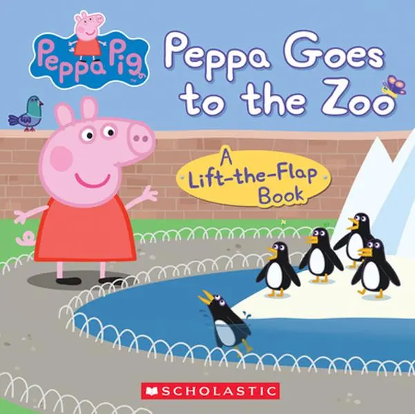 Peppa Goes to the Zoo -- Scholastic - Board Book