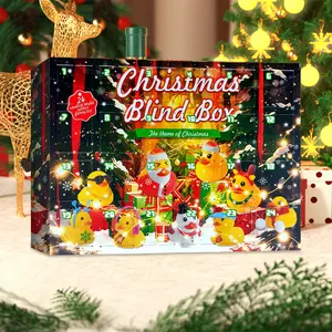 24-Day Christmas Advent Calendar Blind Box - Festive Rubber Ducks with Unique Holiday Outfits (Santa/Snowman/Reindeer Designs) - Countdown Surprise for Kids & Duck Enthusiasts