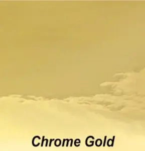 Gold Chrome | Adhesive Permanent Vinyl | Gold Foil Vinyl