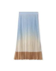 Accordion Two Tone Skirt- Multi