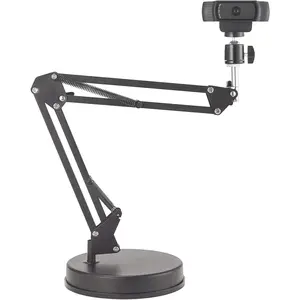 Webcam Stand,Camera Mount 22 Inch Suspension Boom Scissor Arm Stand,for Webcam C925e C922x C922 C930e C930 C920 C615,Hero 8/7/6/5,Ultra/Pro/Pro 2/Pro 3/Brio 4K,DSLR Camera