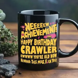 New Achievement Ceramic Mug, Dungeon Crawler Carl Coffee Mug, Birthday Gift for Crawlers, New Achievement Merch jun5
