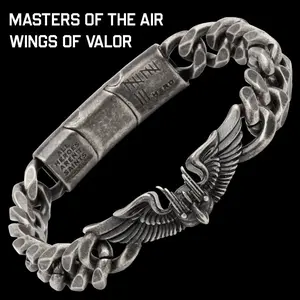 Masters Of The Air - Wings Of Valor Bracelet TT: Helps Pair Veterans With A Service Dog or Shelter Dog