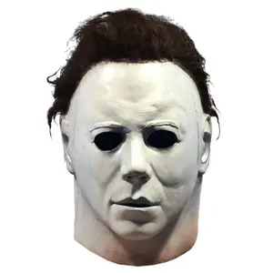 Halloween Latex Mask 30x20cm 250g Lightweight for Terror Scar Moonlight Themed Costumes
