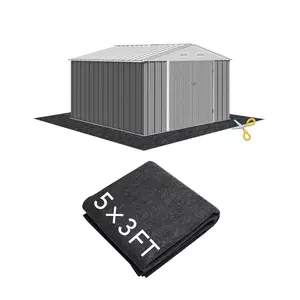 Must-have! 5 x 3 ft Outdoor Storage Shed Mat, Waterproof Floor Mat, Non-Slip & Non-Scratch Protective Mat for Garden Sheds, 5X3 Feet, Felt Top, Shed Flooring, Waterproof Base,summervibes