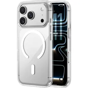 Designed for iPhone 17 16 15 14 13 12 11pro max plus phone Case,  for iPhone 17 Pro max phone Cases, Clear,MagSafe Compatible w/Anti-Scratch & Anti-Yellowing Treated Coating - Military Grade, Slim Design, Shockproof, Protective