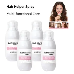 Hair Helper spray | With Rice & Ginseng Extract | Boosts Volume, Tames Frizz | Refreshes Scalp, Adds Shine | Lightweight, Non-Sticky | All Hair Types, Daily Use Natural Haircare Smooth