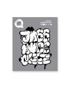 Driple Stack Jabbawockeez Sticker Black