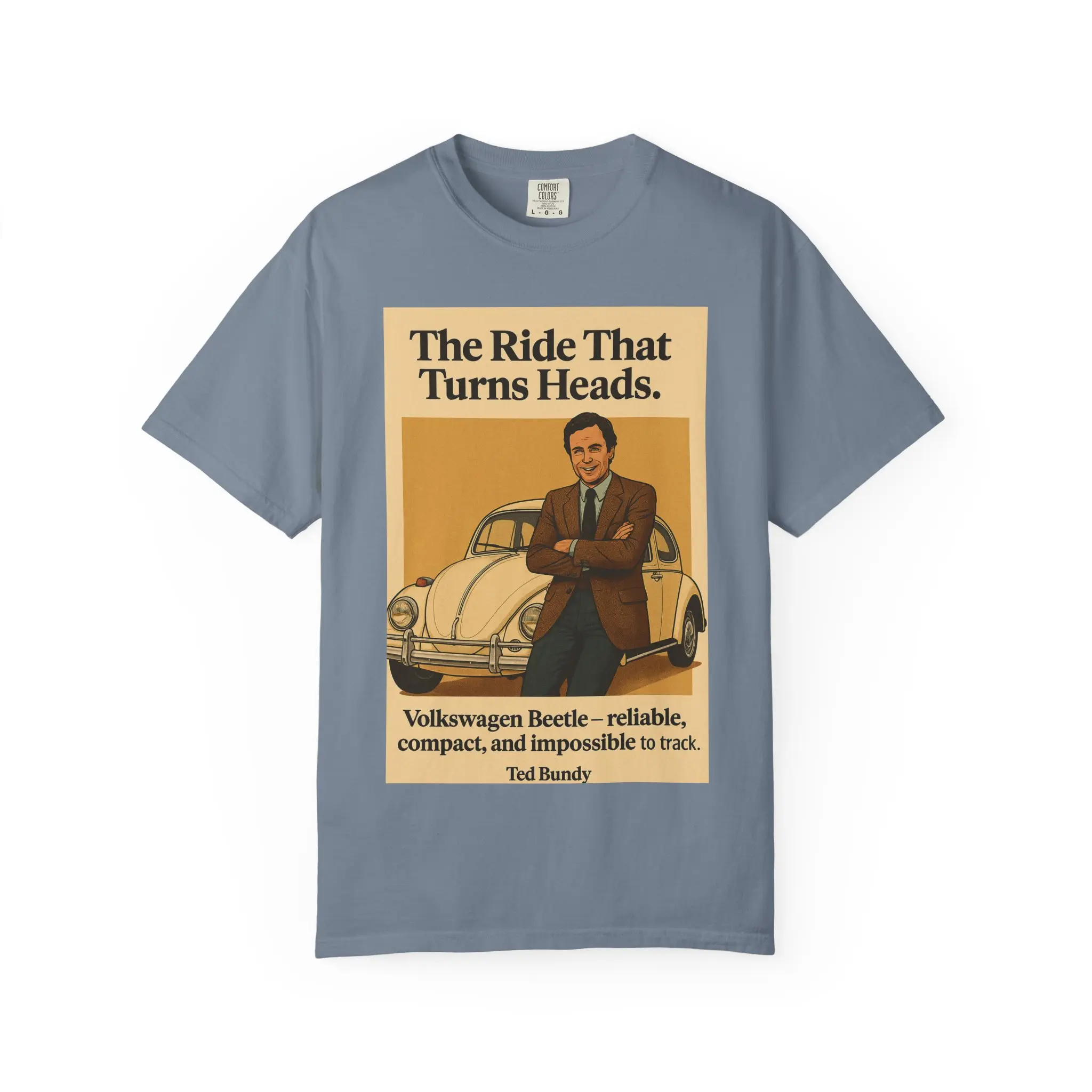 Retro Volkswagen Beetle T-shirt - Unisex, Vintage Car Tee, Gift for Car Enthusiasts, Unique Graphic Shirt, Casual Wear, Comfortable Tee
