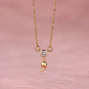 Semicolon Compassion Theme Pendant Necklace for Men and Women to Wear Everyday