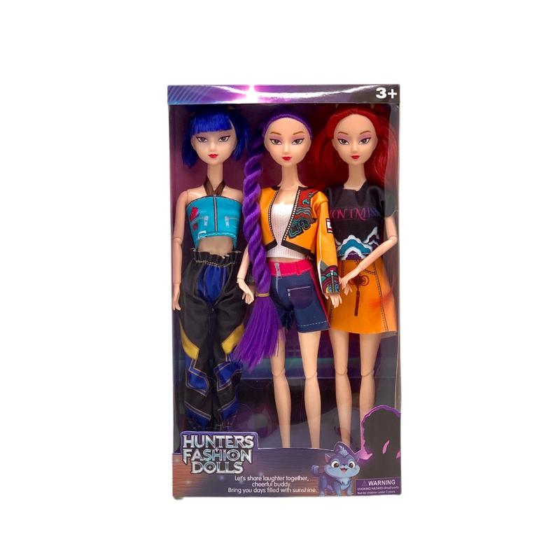 K-Pop Hunter Girl Doll Lumimira Zoey Rubber Figure Toy Wholesale Christmas Gift, Collectible Anime Character Plushie, Unique Holiday Present Idea, Fashion Vinyl Figure