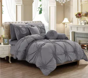 Elegant Comfort 10-Piece Sunflower Comforter Set - Includes 4-Piece Sheet Set with Double Sided Storage Pockets