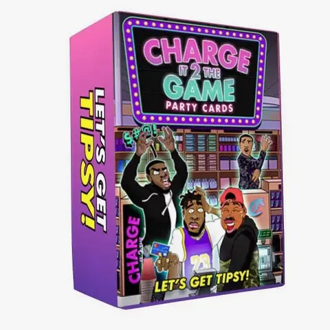 Charge It 2 The Game - Let’s Get Tipsy Edition Party Table Game, 90 Laugh-Out-Loud Cards, 4in x 3in x 1.5in, Ages 12+, Best-Selling Series, Ideal for Birthdays