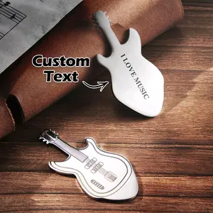 Personalized Engraved Guitar Pick Custom Guitar-Shaped