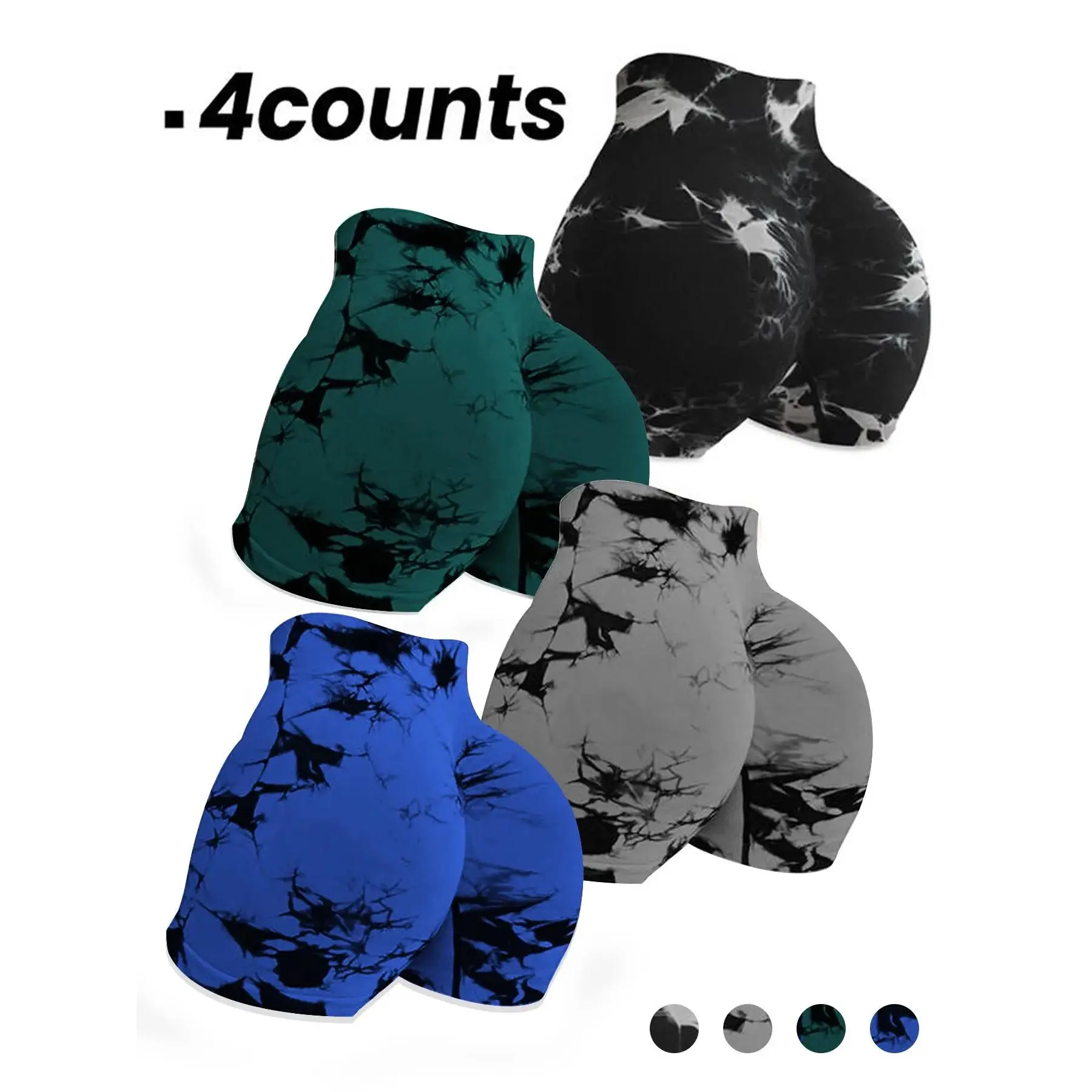 Black + Gray + Olive Green + Navy Blue