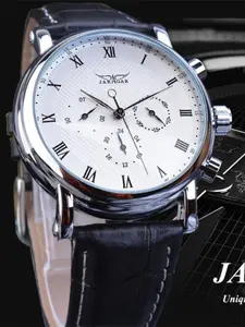 Luxury Men's Sports Automatic Mechanical Watch, Date Display, Multi-Functional Dial, Hollow Design, Ideal Gift for Father's Day & Christmas