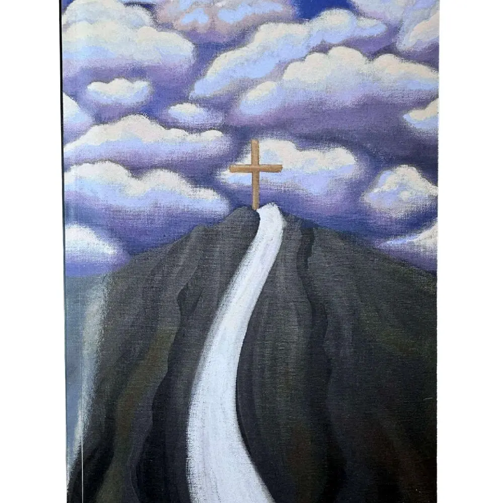 Narrow Road Lined Christian Journal - Brush and Crown