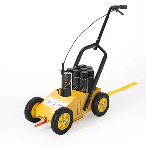 Heavy Duty Adjustable Line Marking Machine for Lawns, Fields & Parking Lots, 2-6" Line Width – Compatible with Inverted Spray Paint – Ideal for Sports Courts, Road and Parking Lot Striping – Standard Version