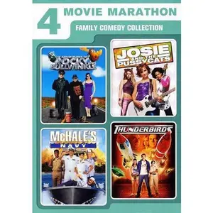 USED-4-Movie Marathon: Family Comedy Collection (Adventures of Rocky & Bullwinkle / Josie and the Pussycats / McHale's Navy / Thunderbirds) [DVD] (DVD)