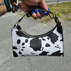 Cowprint Faux Leather Handbag