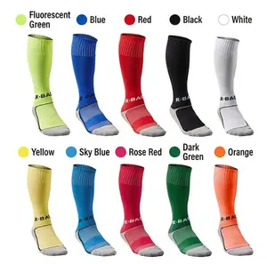 2026World Cup Football Socks 1Pairs 3 Pairs Kids Soccer Socks Striped Knee High Tube Socks Football Uniform Sports Socks for Boys Girls 6-14 Years Old