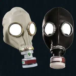 full face respirator gas mask Creative Black Full Face Ghost Gas Mask Respirator Rubber Chemical Prevention Mask Hood RD40 40mm For Painting Spray Pesticide