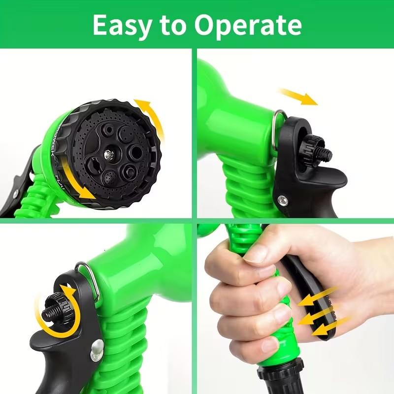 Lightweight garden hose,Durable Expandable Water Hose with 7 Spray Modes for Pet Bathing & Patio Cleaning,High pressure expandable hose, Lawn irrigation hose,25FT Expandable garden hose. #OutdoorEssentials #CarWashHose graduation gift outdoor decor Lightweight garden hose,Durable Expandable Water Hose with 7 Spray Modes for Pet Bathing & Patio Cleaning,High pressure expandable hose, Lawn irrigation hose,25FT Expandable garden hose. #OutdoorEssentials #CarWashHose graduation gift outdoor decor