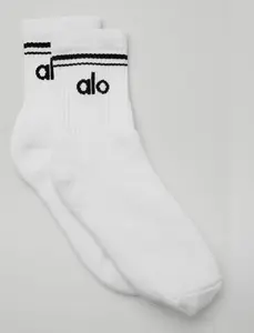 Alo Yoga Half-Crew Throwback Sock - Classic Look & Comfortable Fit for All Seasons