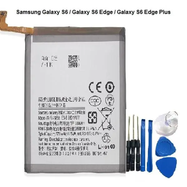 Battery for Samsung Galaxy S6 Battery / Samsung Galaxy S6 Edge Battery / Samsung Galaxy S6 Edge Plus with screwdriver tools