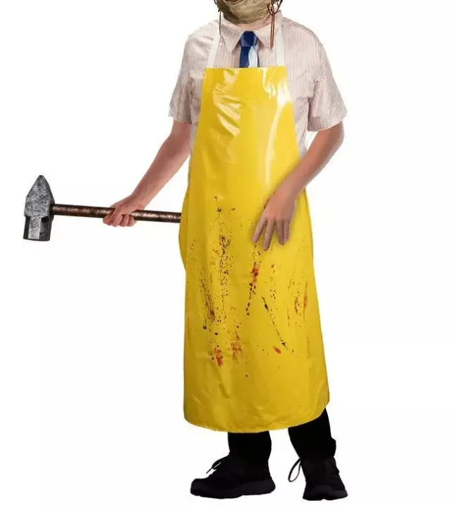Yellow Texas Chainsaw Massacre Apron - Cosplay Costume Accessory - Smaller Size