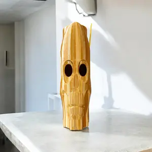 ObongInc. Skull Incense Stick Holder, Wall-Mountable Home Fragrance Accessory for Scent Diffusion and Decor
